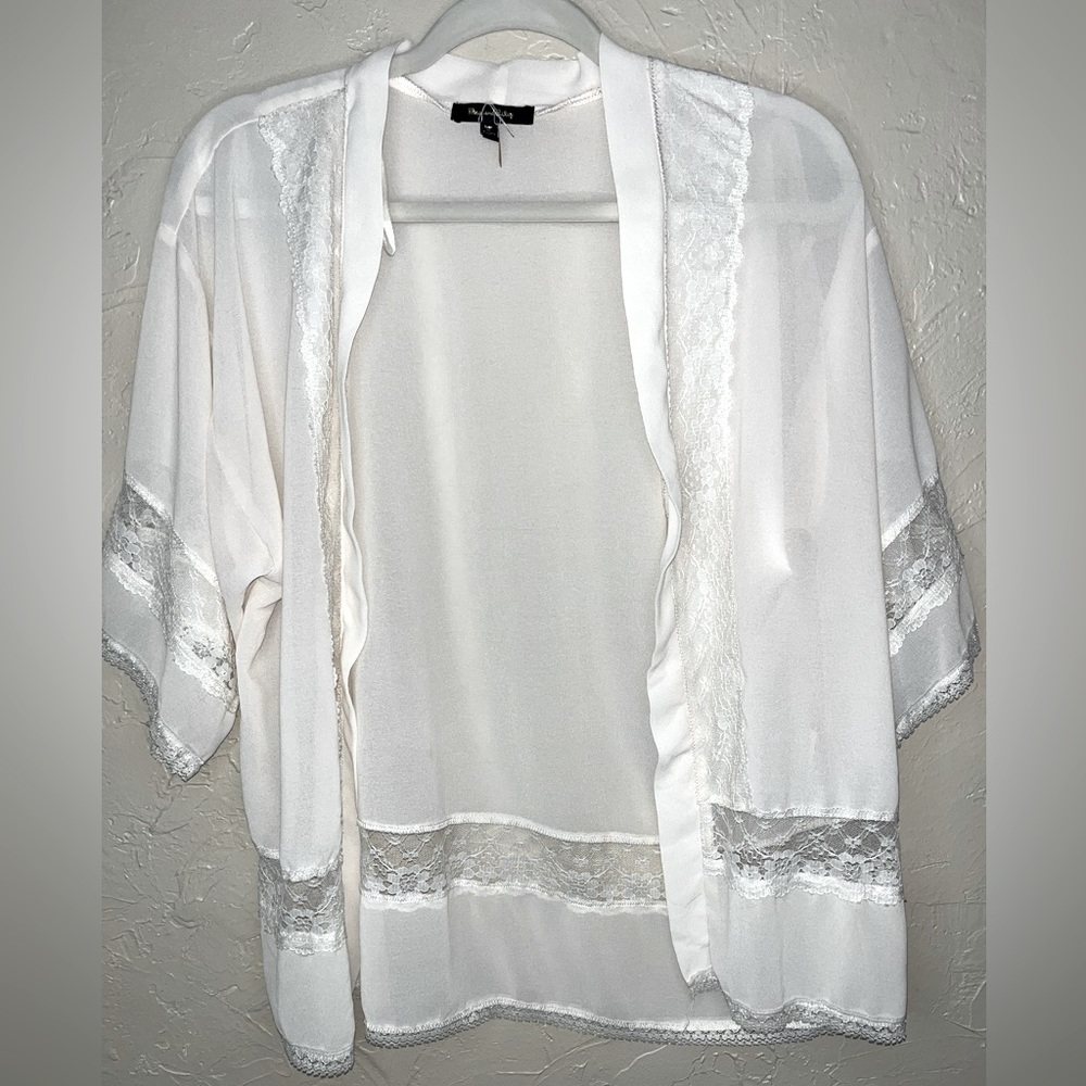 Max & Riley Cover up cream short sleeve